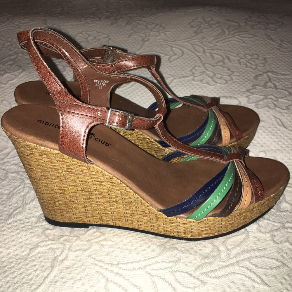 Montego Bay Club Wedge Sling Backs! - Picture 4 of 8